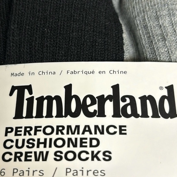 New Timberland Socks 6 Pair Men’s Multi Color Cushioned Crew Casual Activewear - Picture 6 of 12